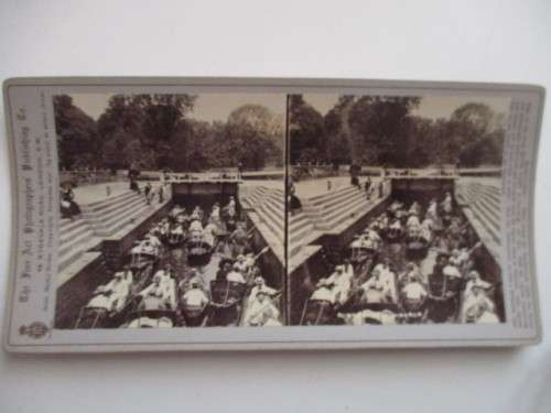 VICTORIAN - STEREOSCOPE CARD - ROMNEY  WINDSOR - 1800`S
