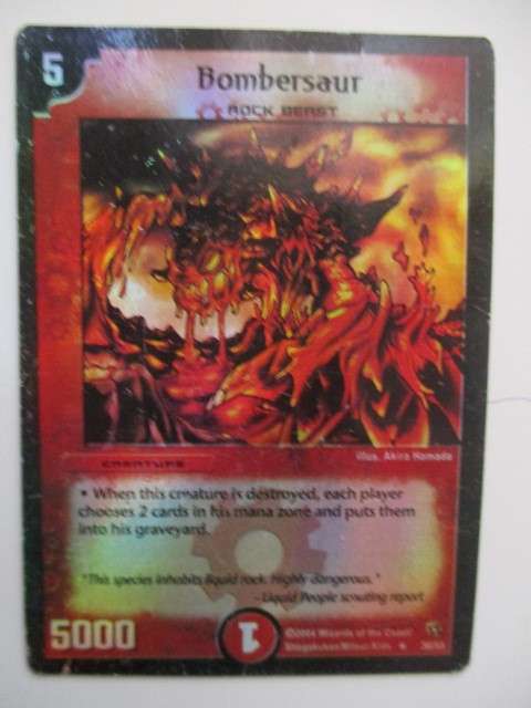 DUEL MASTERS - BOMBERSAUR - FOIL CARD