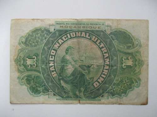 MOZAMBIQUE - BANK NOTE 1 ESCUDO -  1921