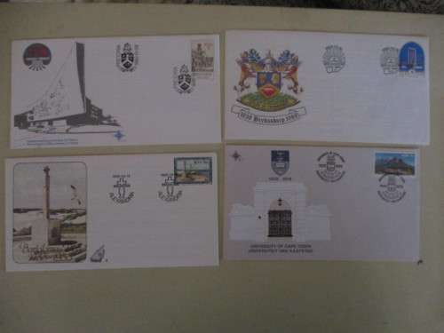 5 FIRST DAY COVERS - MONUMENTS
