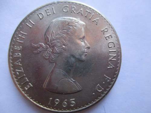 LOVELY COMMEMORATIVE CROWN OF CHURCHILL  1965