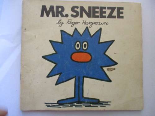 MR. MEN  BOOKS . - MR. SNEEZE - 1971 - FIRST PRINTING OF THESE BOOKS