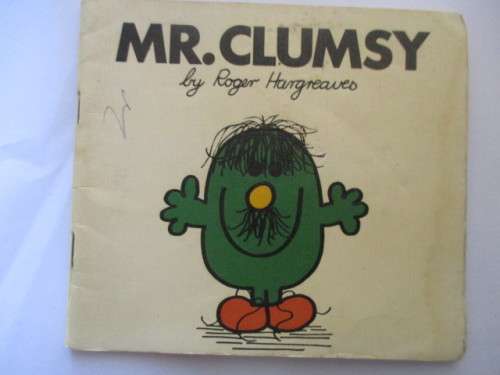 MR. MEN  BOOKS - MR. CLUMSY 1978 - FIRST PRINTING OF THESE BOOKS