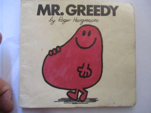 MR. MEN BOOKS - MR. GREEDY - 1971 FIRST PRINTING OF THESE BOOKS