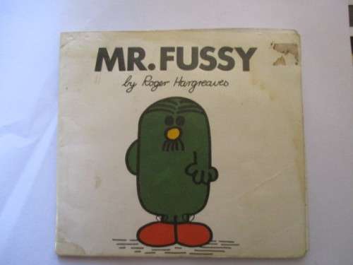 MR. MEN BOOKS - MR. FUSSY - 1976 - FIRST PRINTNG OF THESE BOOKS