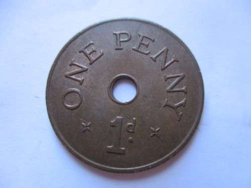 ZAMBIA ONE PENNY COIN 1966