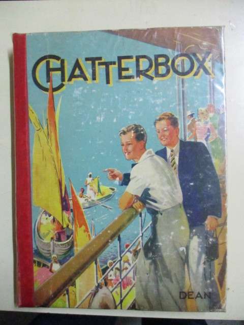 LOVELY HARD COVER CHATTERBOX BOOK AROUND ABOUT THE 1940`S