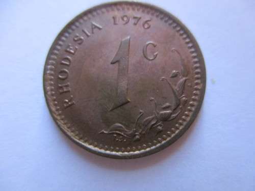 RHODESIA  1c  1976 UNCIRCULATED COIN