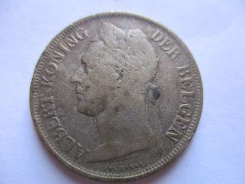 BELGIAN CONGO 1 FRANC 1928