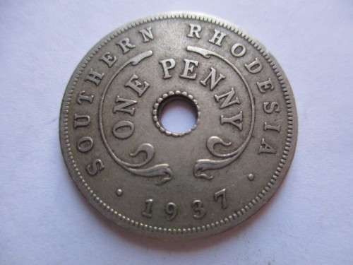 SOUTHERN RHODESIA - 1 PENNY - 1937