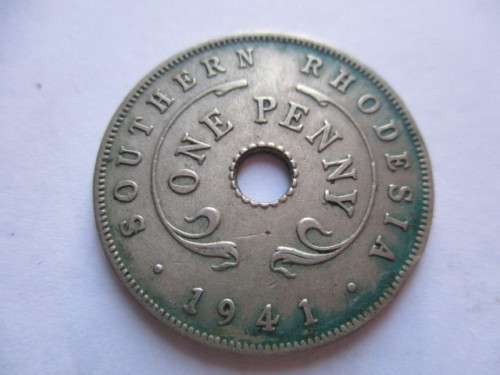 SOUTHERN RHODESIA - 1 PENNY -  1941 COIN