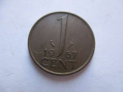 NETHERLANDS - 1967 - 1c COIN