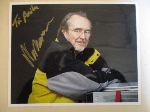 AUTOGRAPHED / SIGNED - WES CRAVEN - HORROR MOVIE PRODUCER A4 SIZE