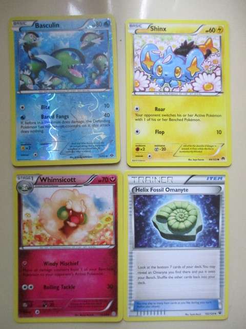 POKEMON TRADING CARDS 4 CARDS
