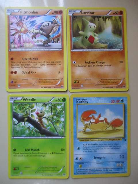 POKEMON 4 CARDS