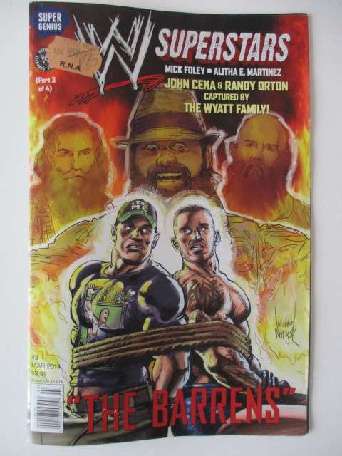 SUPER GENIUS  COMICS W SUPERSTARS WRESTLING COMIC NO.3 2014