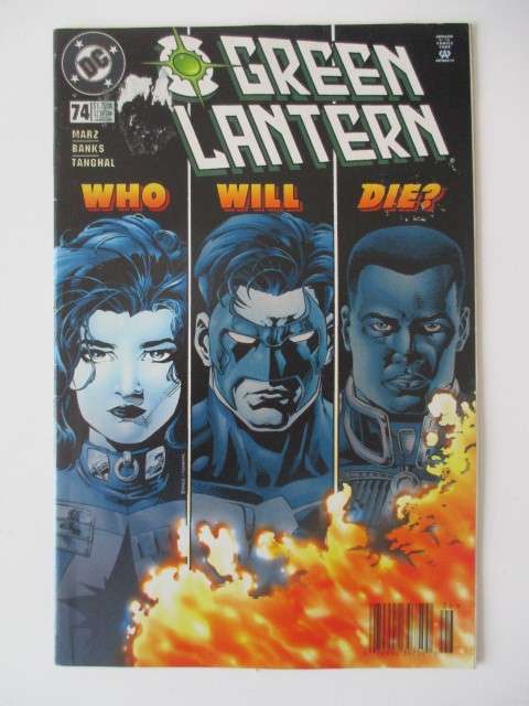DC COMIC GREENLANTERN - WHO WILL DIE  NO,74