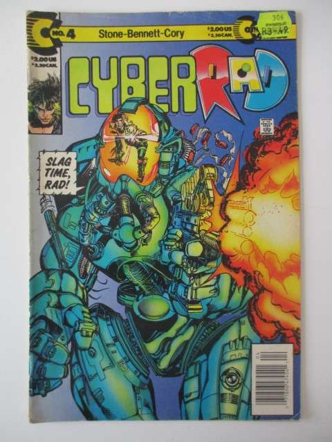 CONTINUITY COMICS CYBERRAD COMIC NO.4 1991