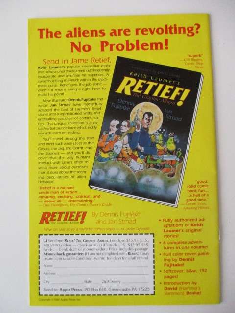 APPLE COMICS -  FISH POLICE NO. 24  1990
