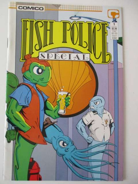 COMICO COMICS -  FISH POLICE SPECIAL NO. 1 1987