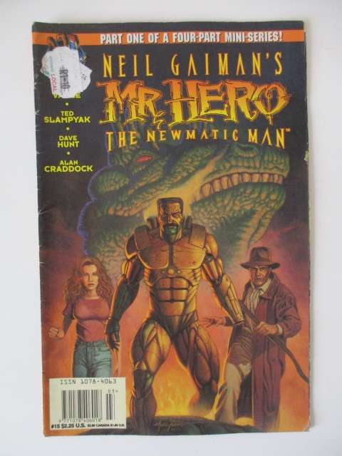 TEKNO COMIX - NEIL GAIMAN`S MR HERO COMIC - VOL.1  NO.15  1996