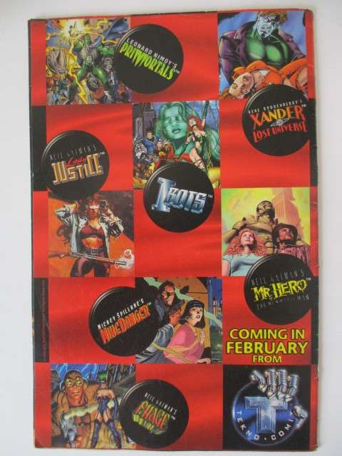 TEKNO COMIX - NEIL GAIMAN`S MR HERO COMIC - VOL.1  NO.15  1996