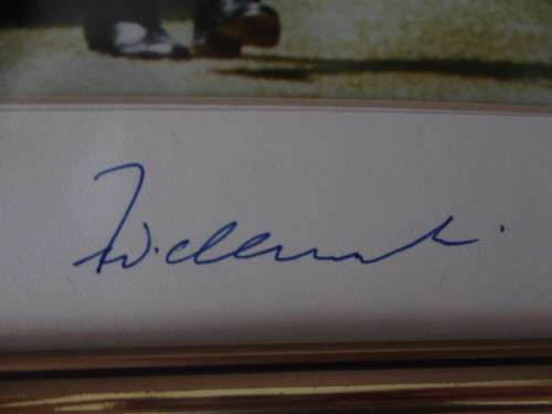 AUTOGRAPHED / SIGNED PRESIDENT  DE KLERK AND MARGARET THATCHER FRAMED
