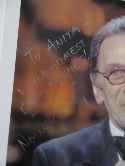 AUTOGRAPHED SIGNED NORMAN CROSBY A4 COMEDIAN