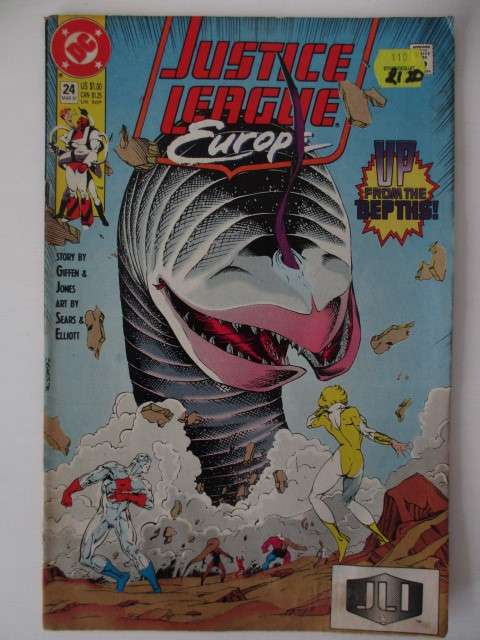 DC COMICS - JUSTICE LEAGUE EUROPE -  NO. 24  1991