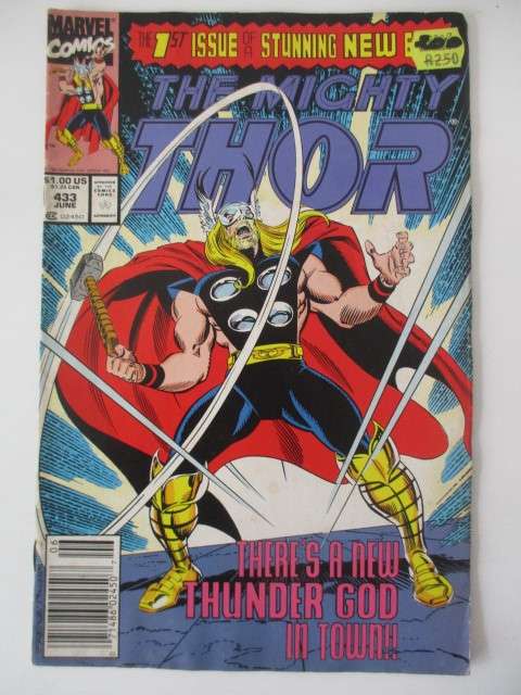 MARVEL COMICS - THE MIGHTY THOR - IST ISSUE   VOL. 1 NO. 433  1991
