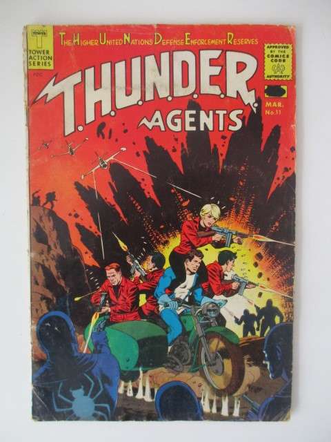 TOWER ACTION SERIES COMICS - THUNDER AGENTS -  NO. 11   1967