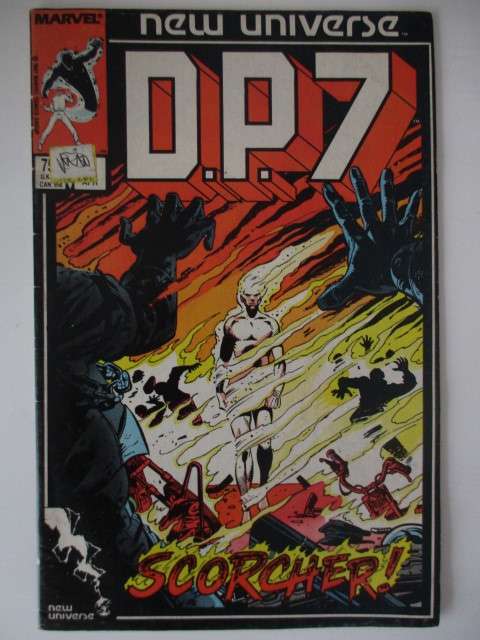 MARVEL COMICS - NEW UNIVERSE D.P.7   VOL. 1  NO. 6  1987