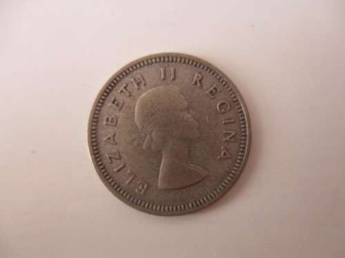 1955 3 PENCE COIN  OR TICKY