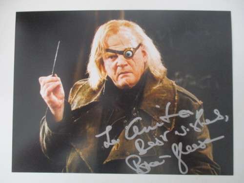 SIGNED AUTOGRAPHED -  BRENDON GLEESON - HARRY POTTER