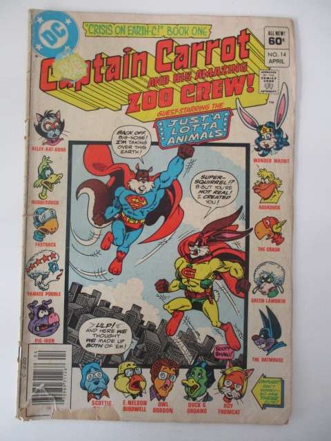 DC COMICS - CAPTAIN CARROT AND HIS AMAZING CREW -  VOL.2 NO.14 1983