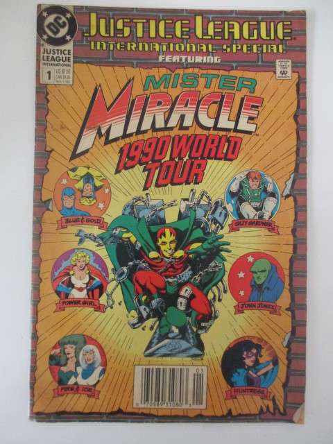 DC COMICS - JUSTICE LEAGUE MISTER MIRACLE -  NO. 1 1990