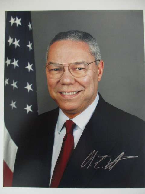AUTOGRAPHED SIGNED / - SECRETARY OF STATE COLIN L. POWELL