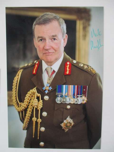 AUTOGRAPHED SIGNED -  CHIEF OF THE DEFENCE STAFF OF BRITISH ARMED FORCES
