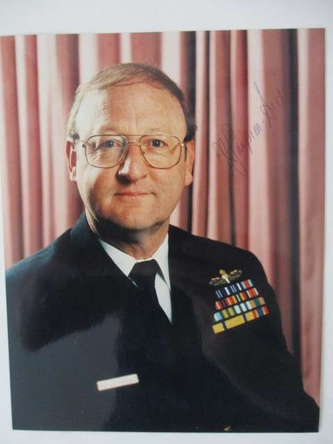 AUTOGRAPHED SIGNED - VICE ADMIRAL ROBERT CLAUDE SIMPSON-ANDERSON