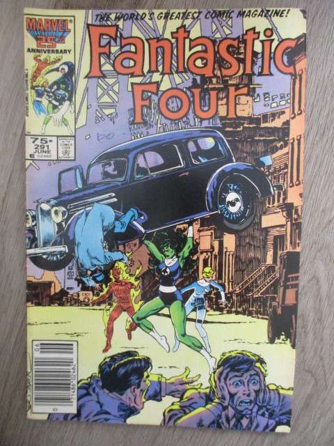 MARVEL COMICS - FANTASTIC 4 -  VOL. 1  NO. 291  1986