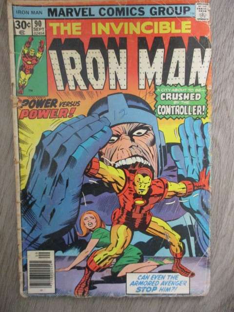 MARVEL COMICS - IRON MAN -  VOL. 1 NO.  90  - 1976