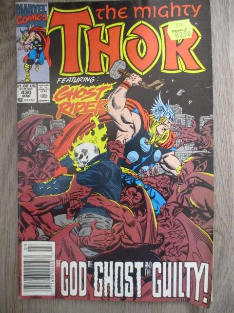 MARVEL COMICS - THOR -  VOL. 1  NO.  430   1991