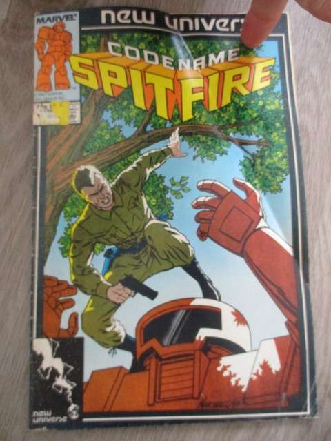 MARVEL COMICS - CODENAME SPITFIRE -  VOL. 1 NO.  10.   1987