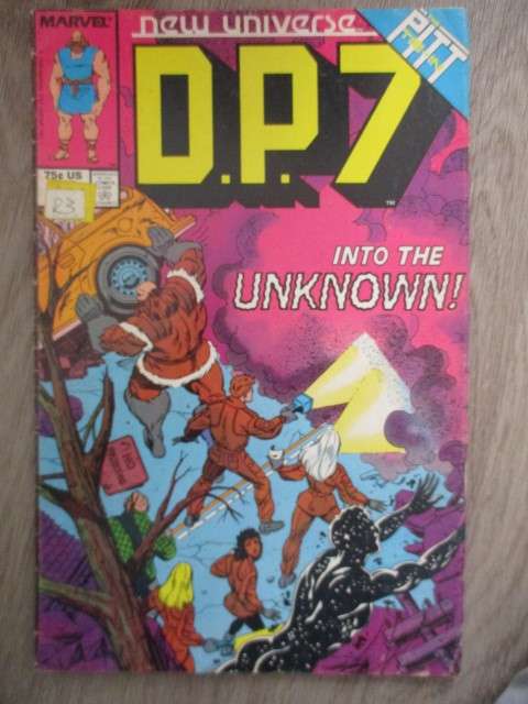 MARVEL COMICS - D.P. 7  -  VOL. 1 NO. 18   1988