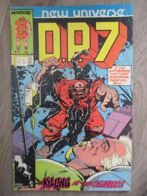 MARVEL COMICS - D.P.7  -  VOL. 1  NO. 13  1987