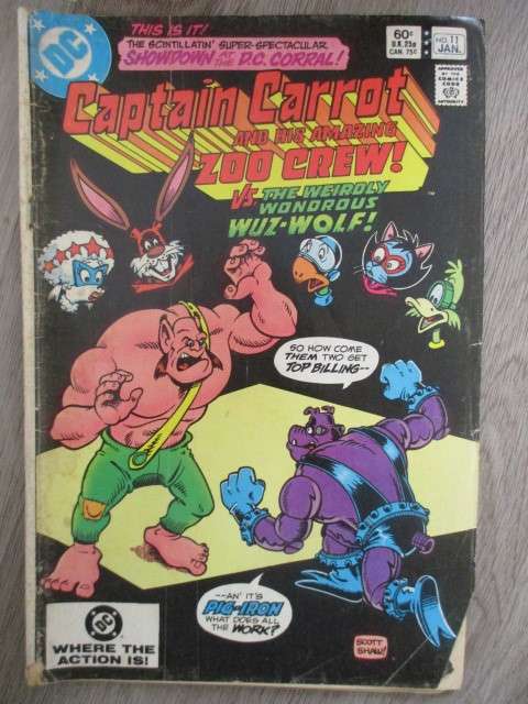 DC COMICS - CAPTAIN CARROT AND HIS AMAZING CREW -  VOL. 2 NO. 11 1983