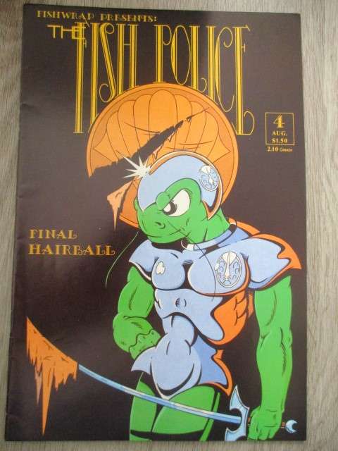 FISHWRAP COMICS - THE FISH POLICE -   VOL. 1 NO. 4  1986