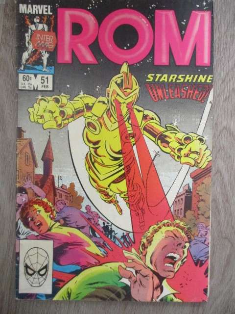 MARVEL COMICS - ROM  SPACEKNIGHT -  VOL. 1  NO. 51   1984