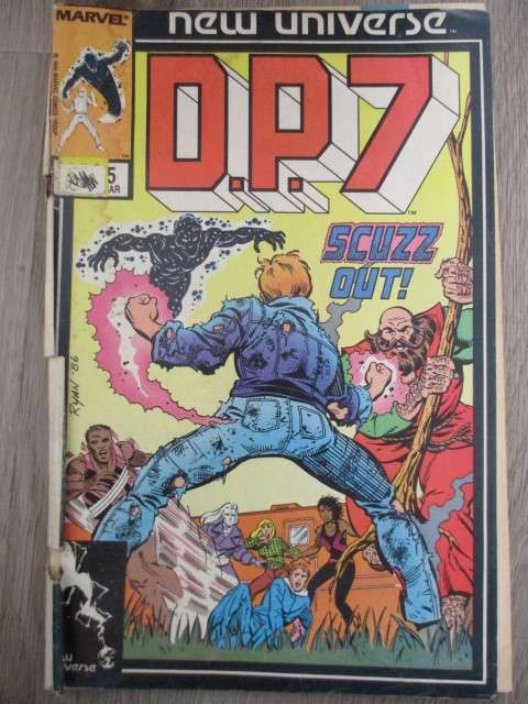 MARVEL COMICS - D.P.7   VOL. 1  NO. 5  1987