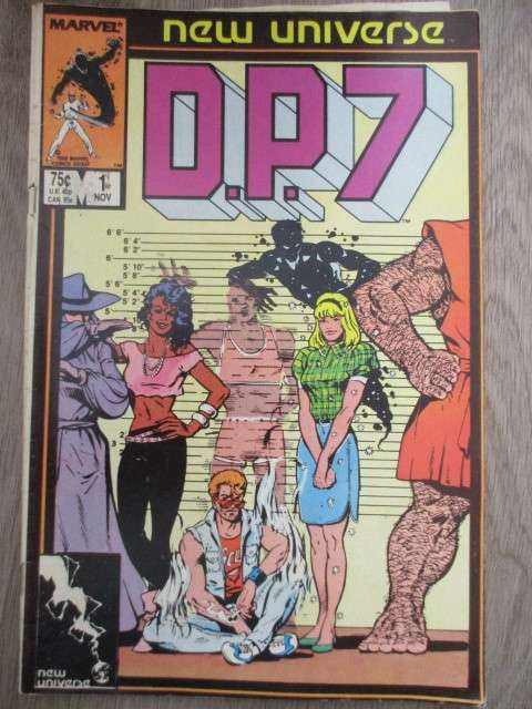 MARVEL COMICS -  D.P. 7   VOL. 1  NO. 1     1986